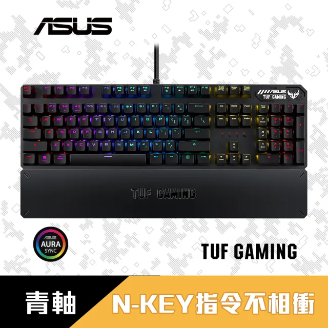 【ASUS 華碩】TUF GAMING K3  RGB 電競鍵盤