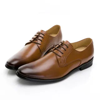 【GEORGE 喬治皮鞋】尊爵系列 漸層刷色素面核心氣墊鞋-棕色015014IN-24
