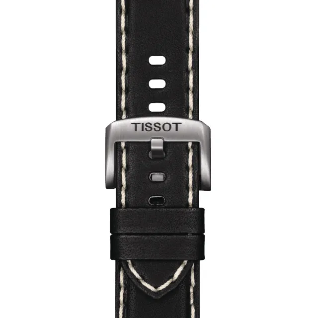 【TISSOT 天梭】Supersport 三眼計時手錶-45.5mm 送行動電源(T1256171605100)