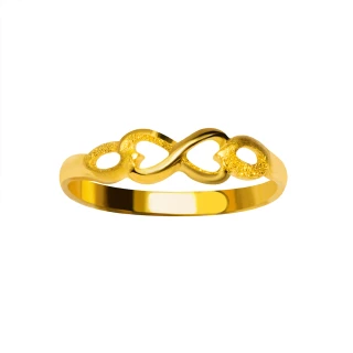 【金品坊】黃金戒指無限愛戒指 0.38錢±0.03(純金999.9、純金戒指、黃金戒指)