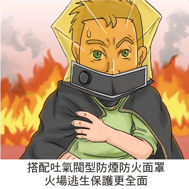 【正德防火】台製小型防火│滅火毯-滅火.逃生兩用(100cmX75cmX0.3cm)