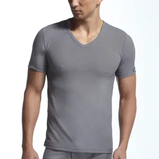 【宜而爽】吸濕排汗速乾型男短袖衫(灰色2件組)