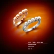 【彩糖鑽工坊】日本AKOYA 珍珠戒指 18K 排戒 2選1(旖旎 系列 日本珍珠戒)