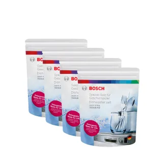 【BOSCH 博世】洗碗機專用鹽/軟化鹽(1kg袋裝 四入)