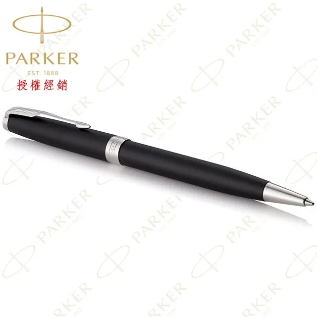 【PARKER】派克 卓爾霧黑白夾 原子筆 法國製造