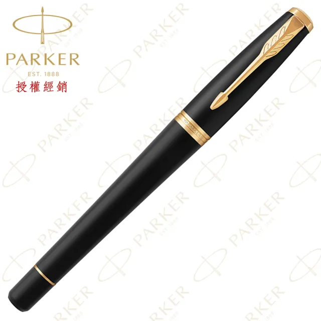 【PARKER】派克 新紳士 霧黑金夾鋼筆