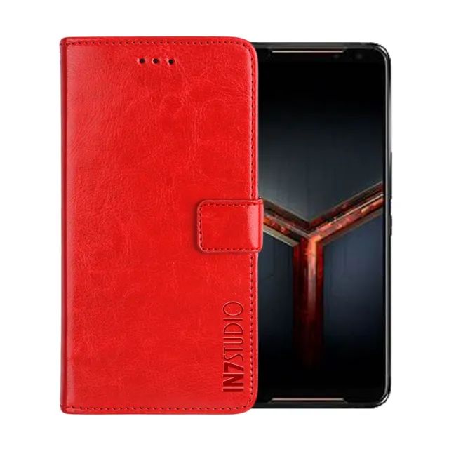【IN7】ASUS ROG Phone II ZS660KL 6.59吋 磁扣側掀瘋馬紋PU皮套