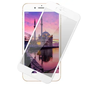 Iphone6s 6 全滿版覆蓋鋼化膜9H白邊防窺玻璃保護貼玻璃貼(Iphone6保護貼6S保護貼Iphone6鋼化膜6S鋼化膜)