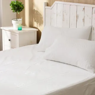 【HongYew 鴻宇】防水防蹣透氣枕頭專用保潔枕墊(2入)