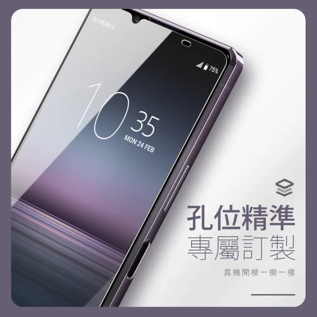 SONY Xperia1II 高清透明9H玻璃鋼化膜手機保護貼(Xperia1II保護貼 Xperia1II鋼化膜)