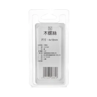 【特力屋】UP 52木螺絲4x18mm 24支