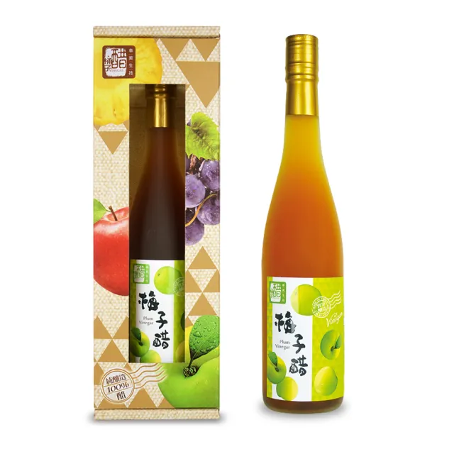【醋桶子】三年熟成果醋600ml x4件組(鳳梨+蘋果+梅子+檸檬)