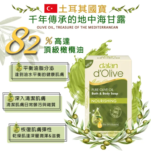 即期品【dalan】頂級82%橄欖油滋養皂25gX10入旅行組(效期2025後)