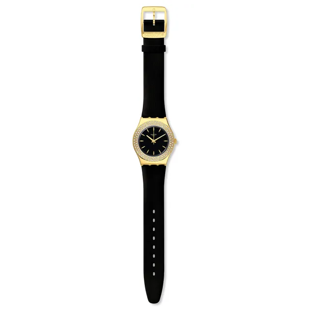 【SWATCH】I Medium Standard 金屬系列手錶 GOLDY SHOW 黃金年代 瑞士錶 錶(33mm)