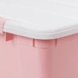 【特力屋】日本 IRIS 彩色分類整理箱 櫻花粉 60L-2入