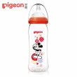 【Pigeon貝親 官方直營】寬口母乳實感玻璃奶瓶-米奇紀念款(240ml)