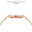 【Daniel Wellington】DW 手錶  Petite Melrose 28mm柔光粉米蘭金屬錶(DW00100368)