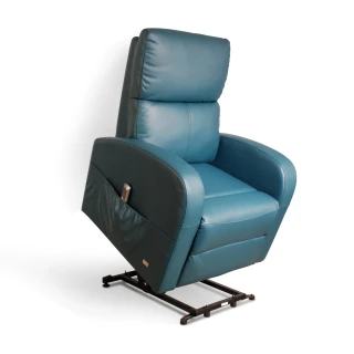 【Sun Pin】GRENVILLE格倫維爾勛爵半牛皮電動躺椅-皇室藍(電動躺椅)