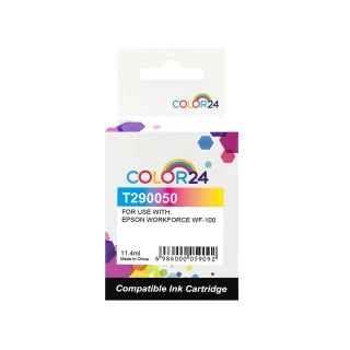 【Color24】for EPSON T290050/C13T290050 彩色相容墨水匣(適用 WorkForce WF-100)