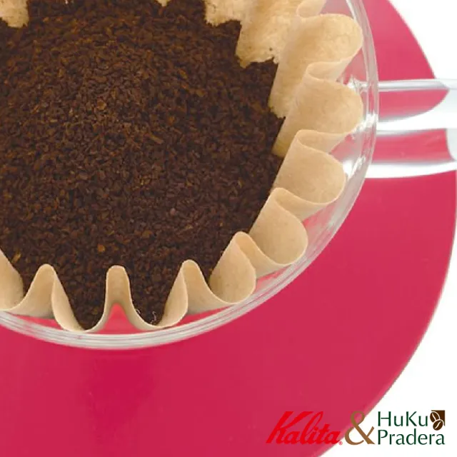 【Kalita】155系列 蛋糕型玻璃濾杯(櫻花粉)