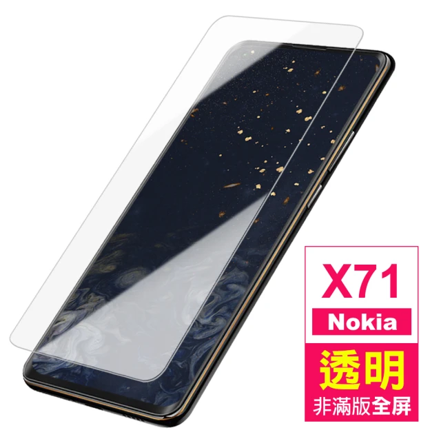 NokiaX71 非滿版透明高清9H鋼化膜手機保護貼(Nokia X71保護貼 Nokia X71鋼化膜)