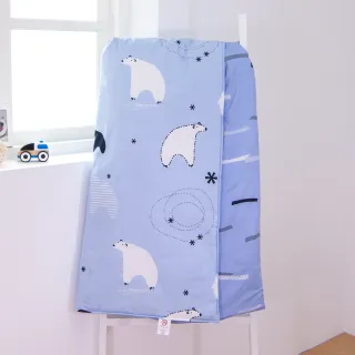 【HongYew 鴻宇】兒童涼被-小白熊-藍(涼被 空調被 兒童被 四季被 防蹣被)