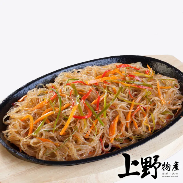 【上野物產】台灣傳統製作 香辣炒冬粉 x2包(250g±10%/包 燒烤/火鍋)