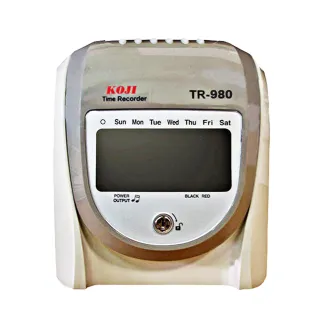【KOJI】TR-980 六欄位微電腦打卡鐘(單機)