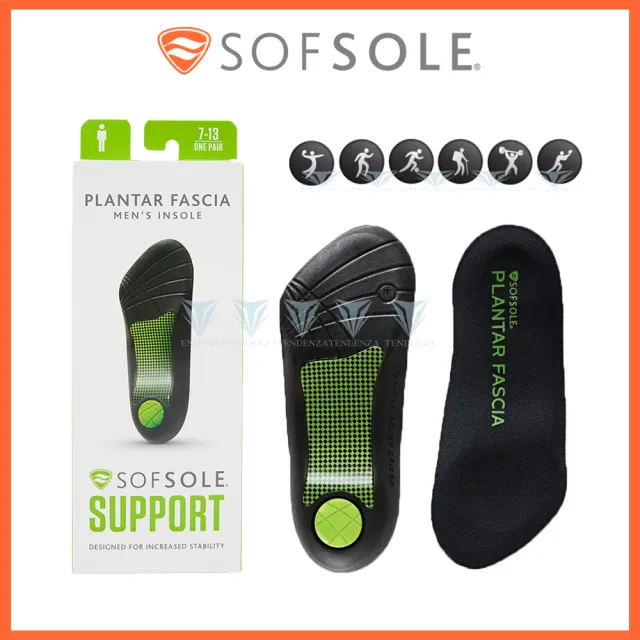 【SOFSOLE】PLANTAR FASCIA 筋膜舒緩鞋墊 S1339(筋膜舒緩/鞋墊/足底筋膜/支撐)