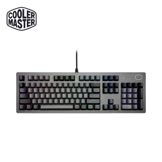 【CoolerMaster】CK352 機械式RGB電競鍵盤(太空灰)