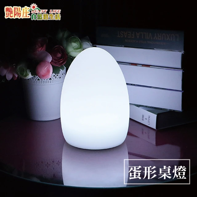 【艷陽庄】LED蛋形桌燈(裝置燈飾 IG打卡 網美必拍)
