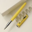 【ZA Zena】不羈的橡皮漆系列 鋼珠筆與鋼筆 一筆二用 豪華禮盒 美黃(畢業禮物)