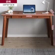 【HappyLife】北歐風實木腳電腦桌 100x55cm YV9942(工作桌 3.3尺書桌 化妝台 梳妝台 桌子 辦公桌 木頭桌子)