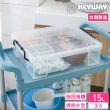 【KEYWAY 聯府】諾恩15型整理箱15L-3入(透色 收納箱 日式 簡約 MIT台灣製造)