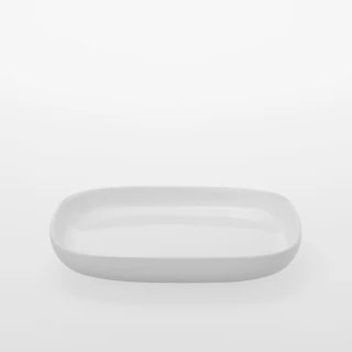 【TG】白瓷方盤 150mm(台玻 X 深澤直人)