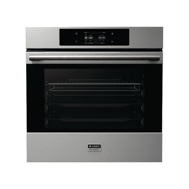 ASKO瑞典雅士高 OP8676S 嵌入式電子烤箱，採用全不鏽鋼內槽設計，容量達50L以上，適閤家用烘烤各種美食。U型管加熱系統提供2500W以上高效能，220V主體式操作簡單，1年保固，完美融入廚房，提升烘焙體驗。