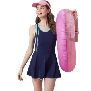 【SARBIS】連身裙泳裝附泳帽(B982002)