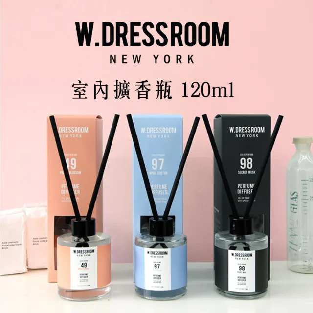 【W.DRESSROOM】W.DRESSROOM 香氛擴香瓶 120ml(三款任選)