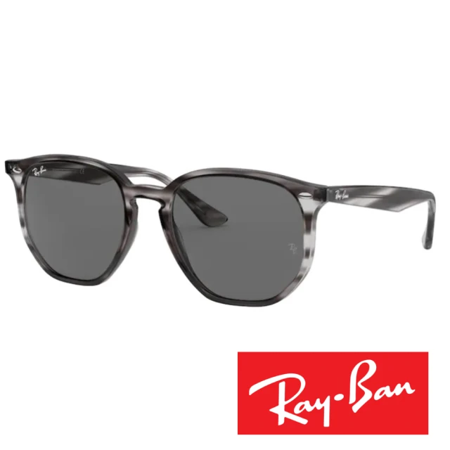 RayBan 雷朋 時尚潮流太陽眼鏡(黑灰 #RB4306F-6430/87)