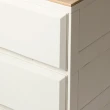 【HOLA】木紋抽屜收納櫃W55-三層