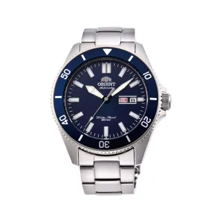 【ORIENT 東方錶】ORIENT 東方錶 WATER RESISTANT系列 200m潛水錶 鋼帶款 藍水鬼 - 44.0mm(RA-AA0009L)