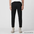 【ALLSAINTS】TALLIS 經典素面復古反折九分長褲-黑 MM003J