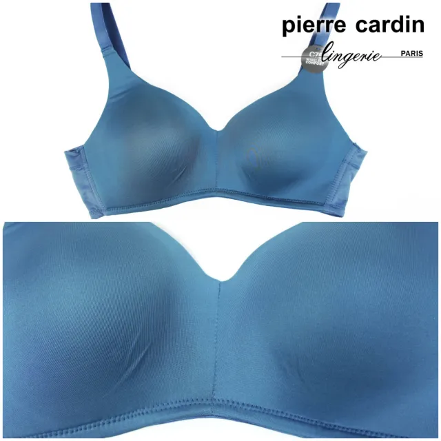 【pierre cardin 皮爾卡登女性內衣】任選_C/D罩 合身包覆無鋼圈內衣(單件-BLE藍)