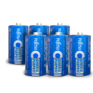 【FUJITSU 富士通】碳鋅2號電池 12顆入 R14 F-GP