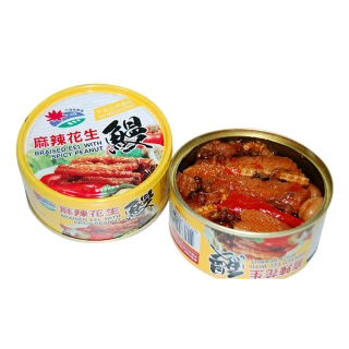 【花蓮縣農會】麻辣花生鰻魚罐頭150gX1罐