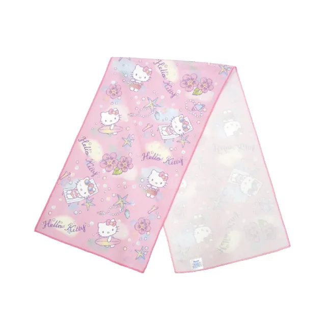 【SANRIO 三麗鷗】Hello Kitty 涼感運動巾3件組(兩色任選)