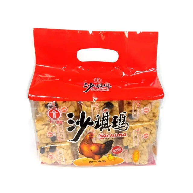 【卡賀】手提雞蛋沙琪瑪560g(卡賀 沙琪瑪 餅乾 休閒食品)