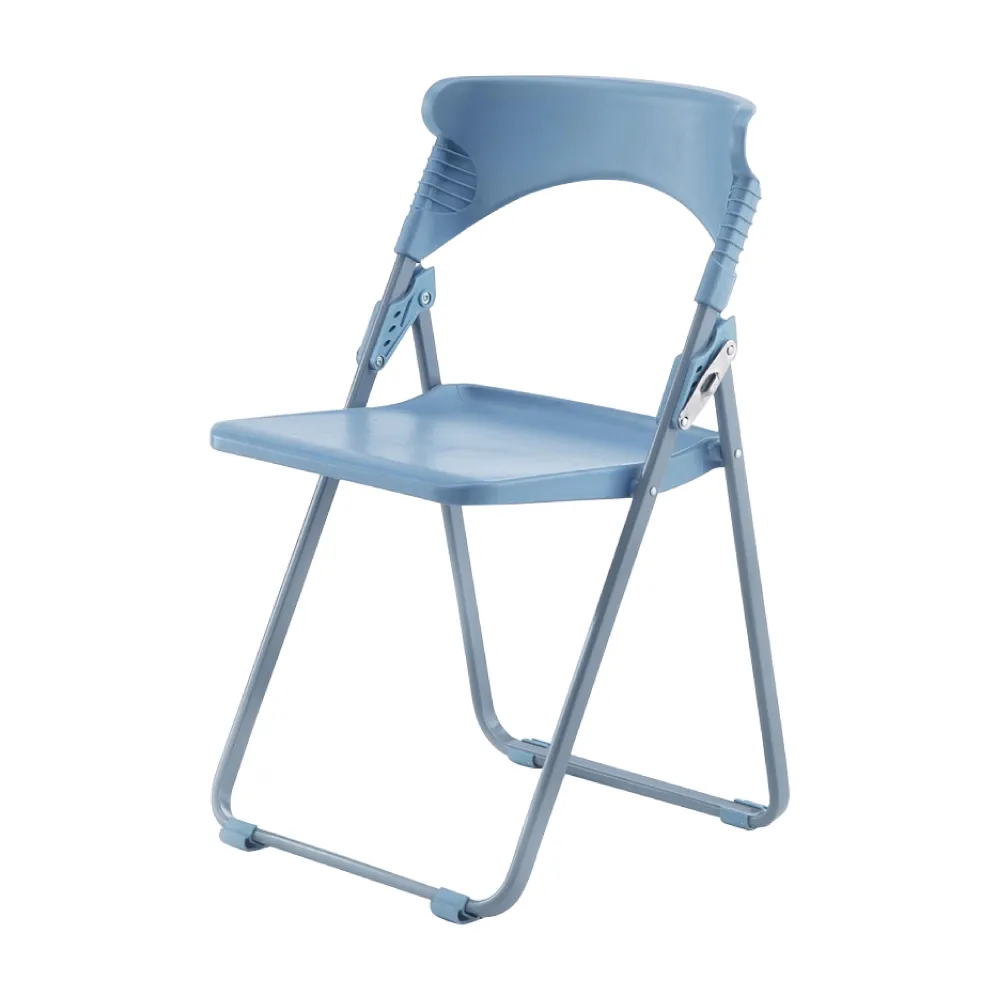 【G+ 居家】MIT 舒適合椅-淡藍色 4入組(折疊椅/餐椅/塑鋼椅/會議椅/外出露營)