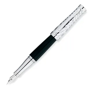 【CROSS】SAUVAGE紗吻系列 瑪瑙黑鋼筆+筆套(AT0316-3)