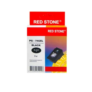 【RED STONE 紅石】CANON PG-745XL高容量環保墨水匣(黑色)